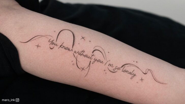 10 Charming Small Quote Tattoos To Brighten Your Day
