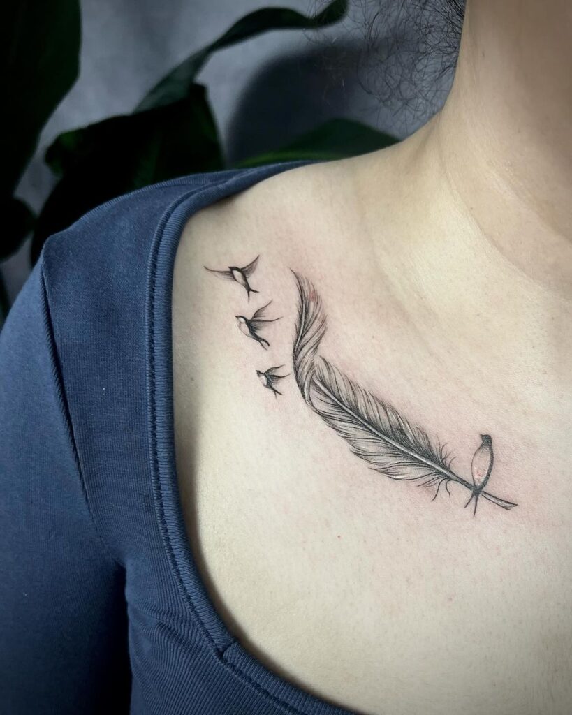 Phoenix Feather Tattoo