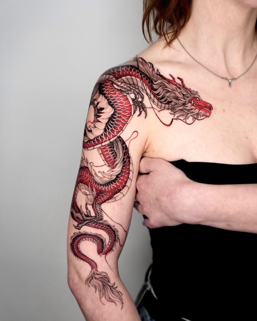Breathtaking Dragon Tattoo