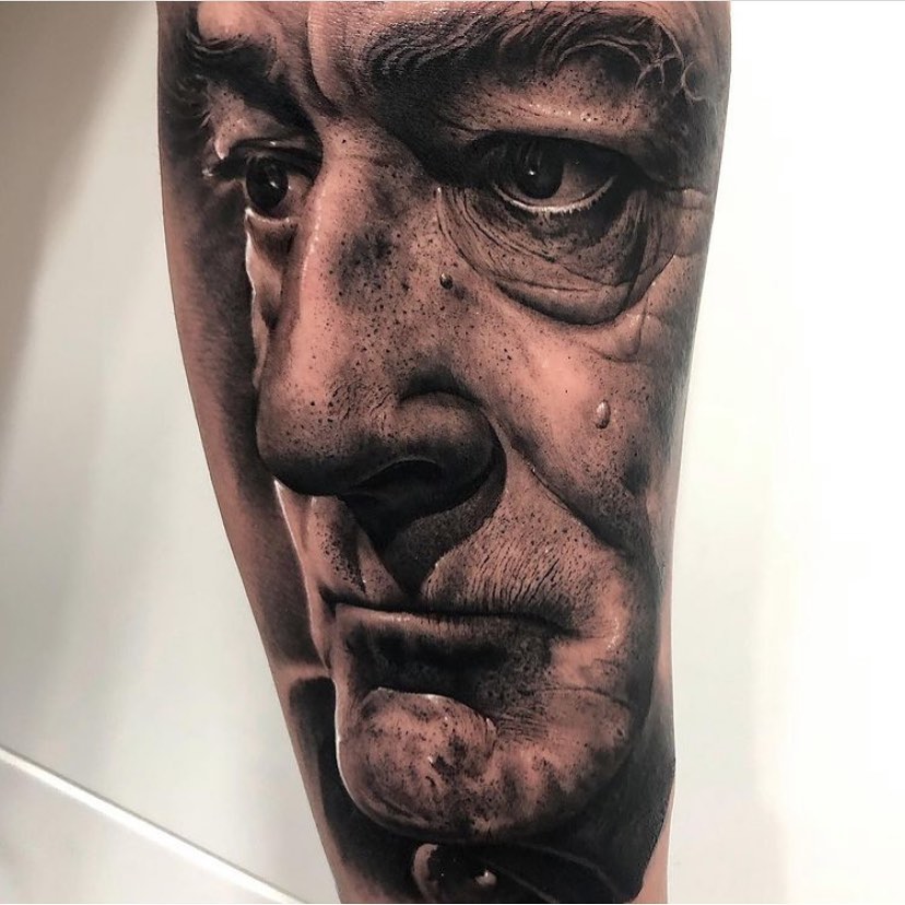 Naturalistic Portrait Tattoo