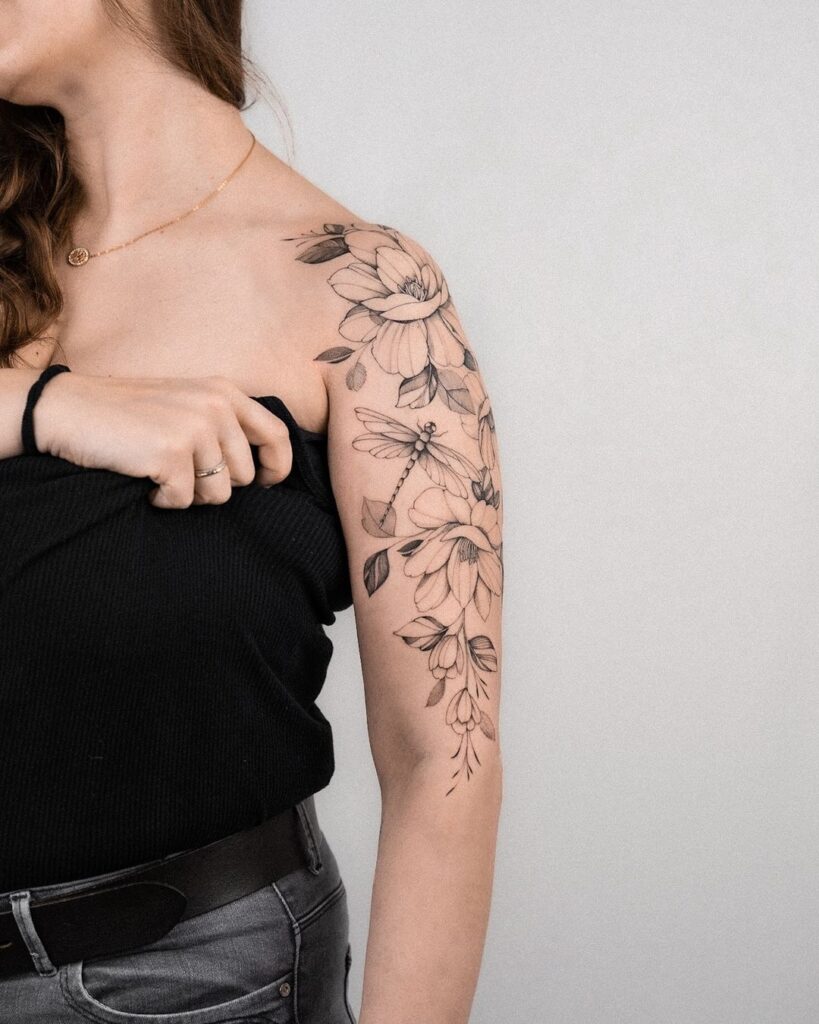 Floral Arm Tattoo