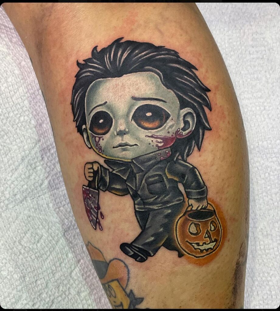 Baby Michael Myers Tattoo