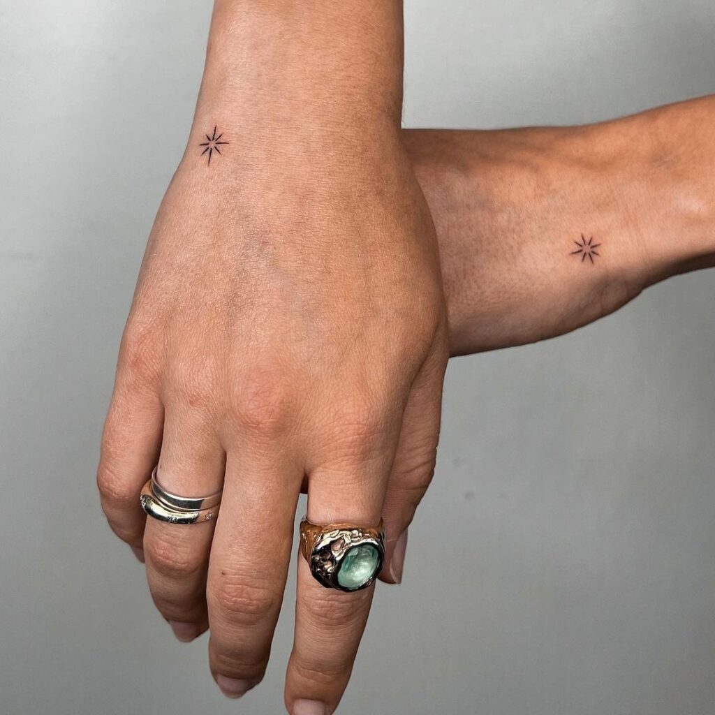 Tiny Star Feminine Tattoo