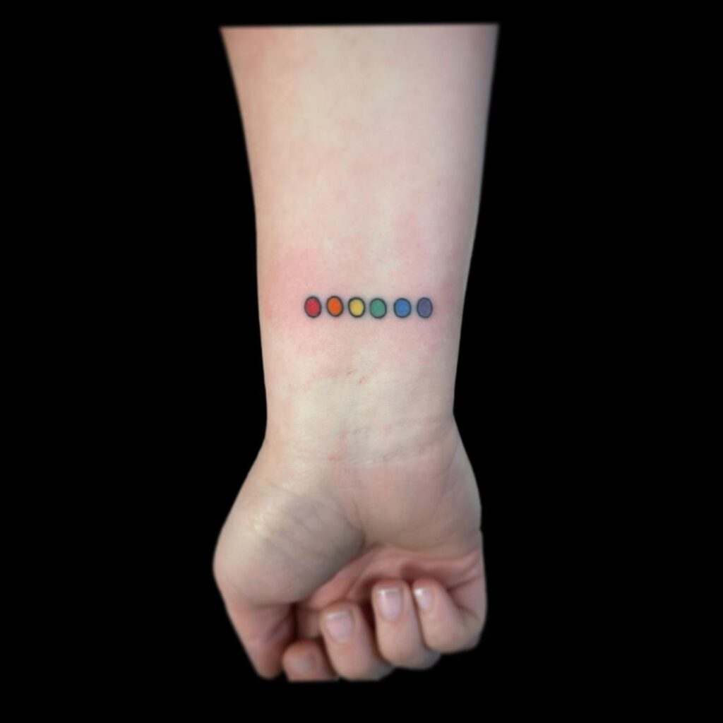 minimalist wrist tattoo