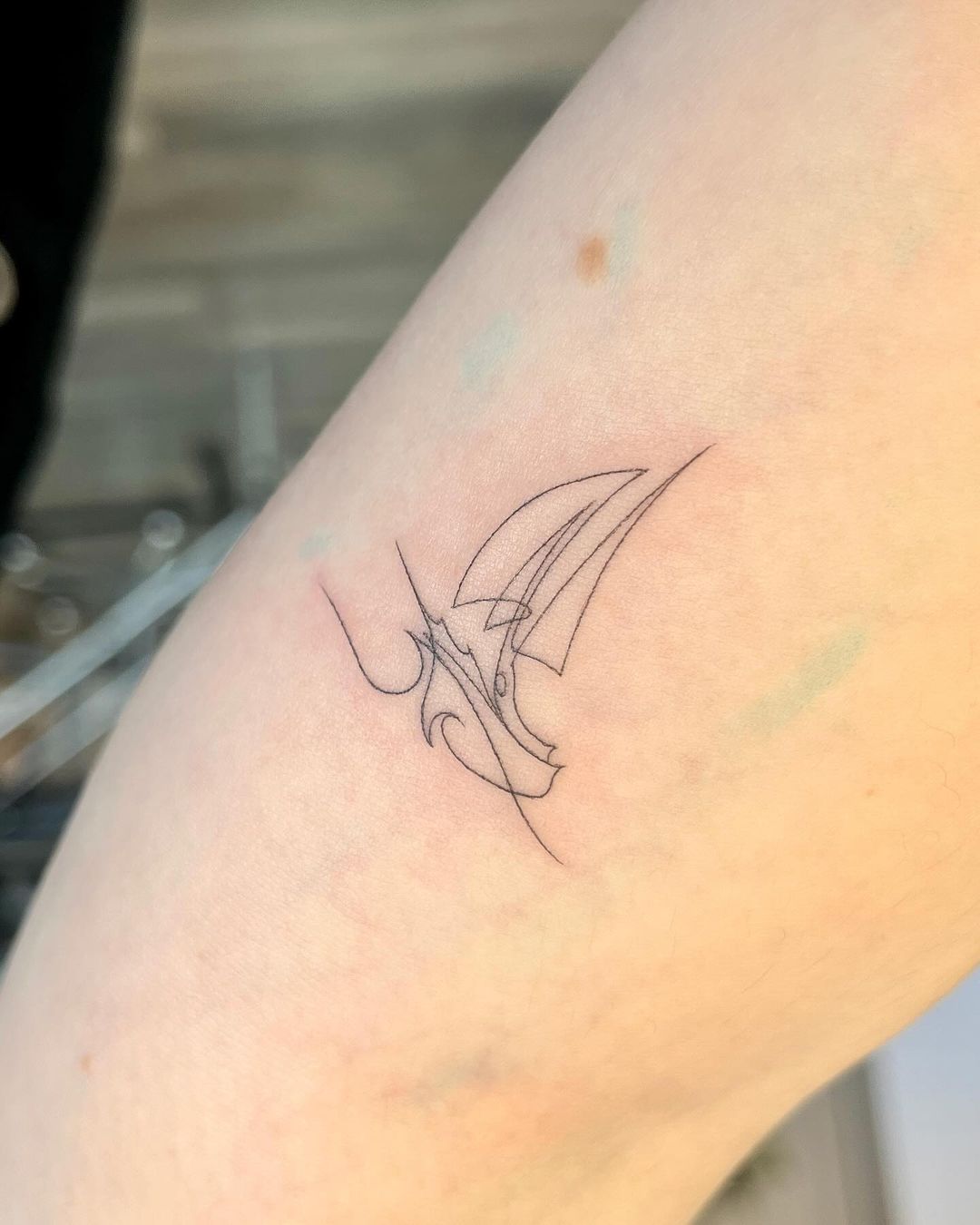 sailboat tattoo