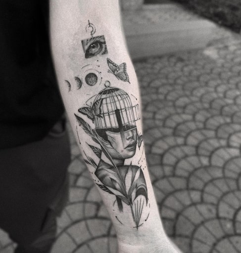 Mind trapped in a cage