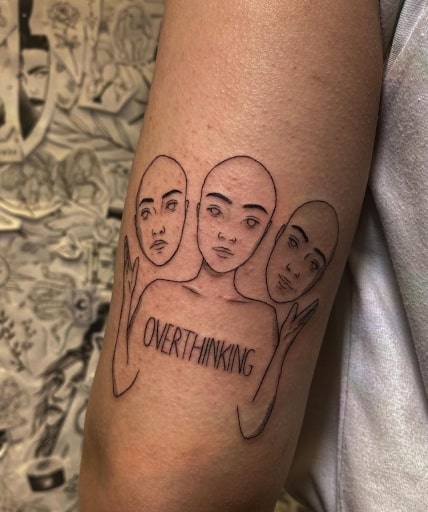 Heads lost in thought