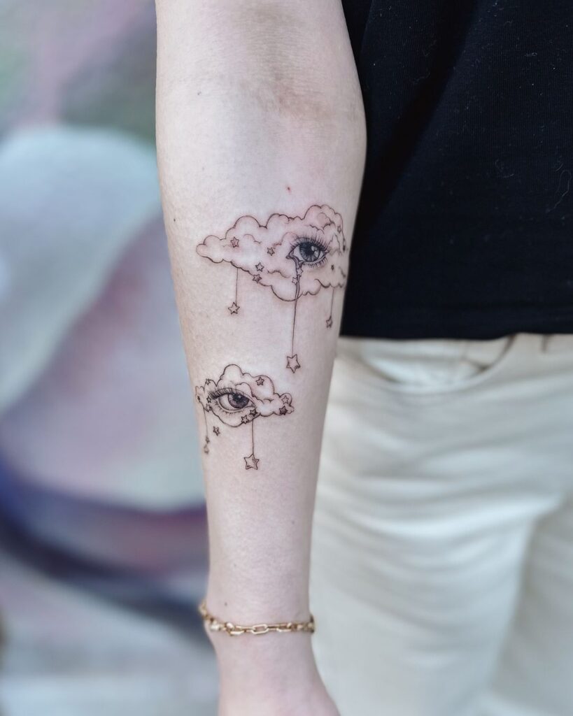 Starry Tears Tattoo