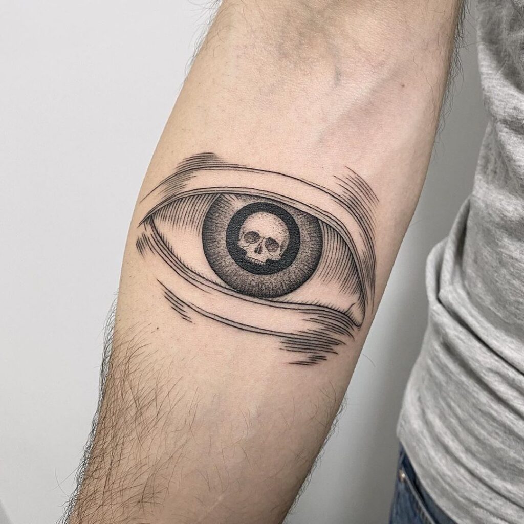 Unique Eye Tattoo
