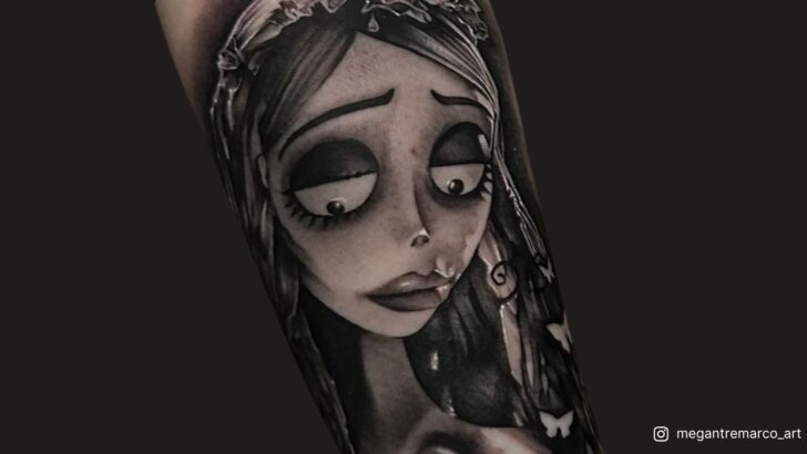 22 Hauntingly Beautiful Corpse Bride Tattoos Perfect For Your Next Spooky Ink