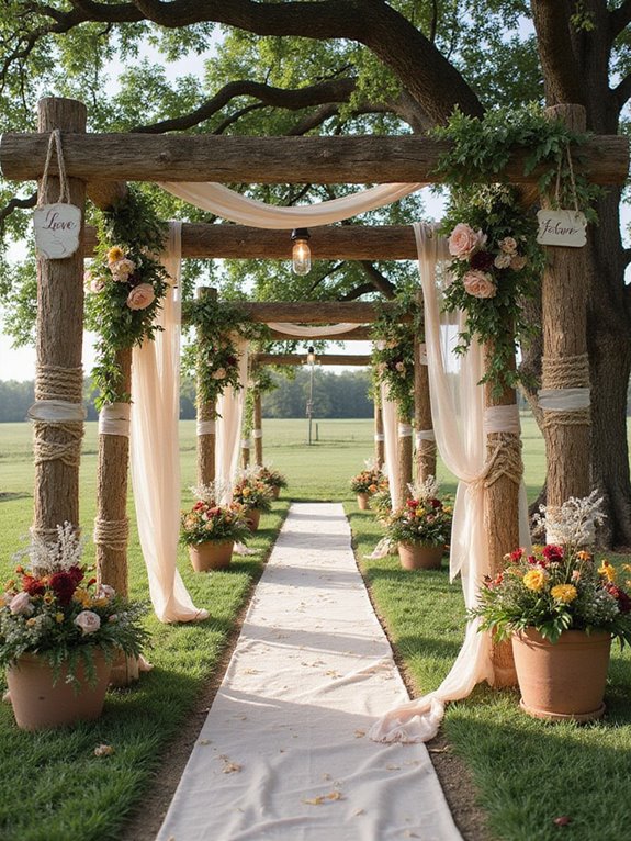 aisle markers enhance weddings
