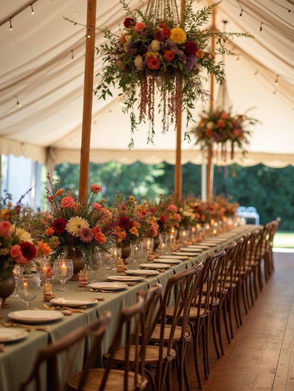 bold vibrant floral displays