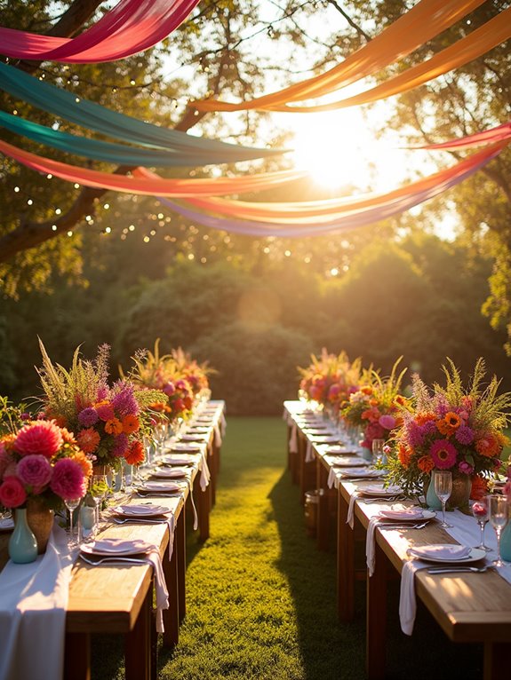 bold vibrant wedding colors