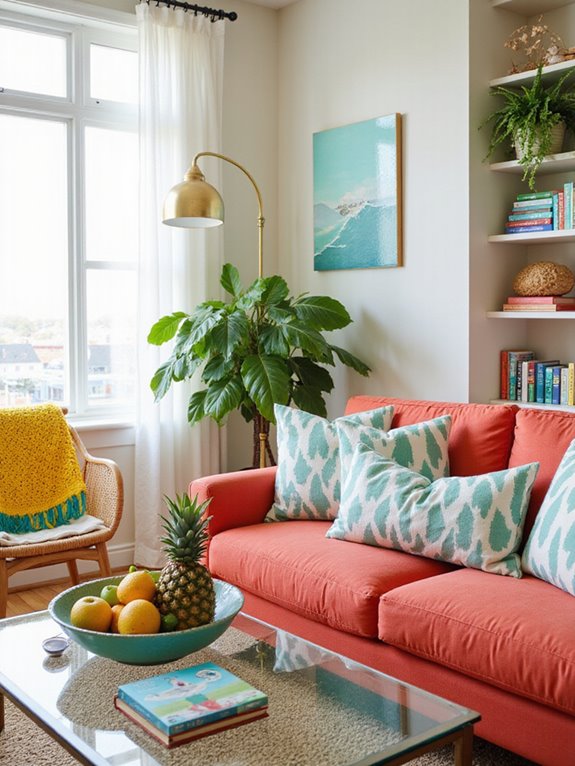 bright and cheerful colors