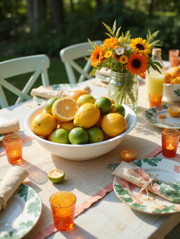brighten spaces with citrus