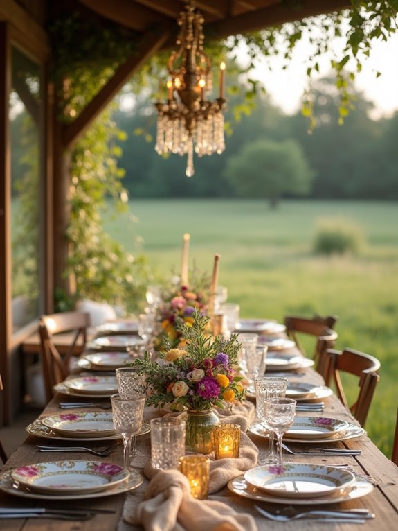 charming vintage table decor