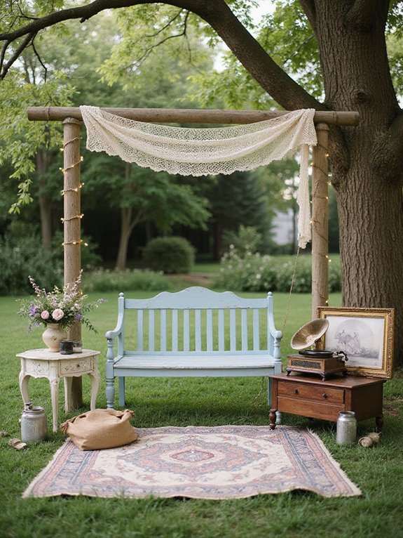 charming vintage wedding decor