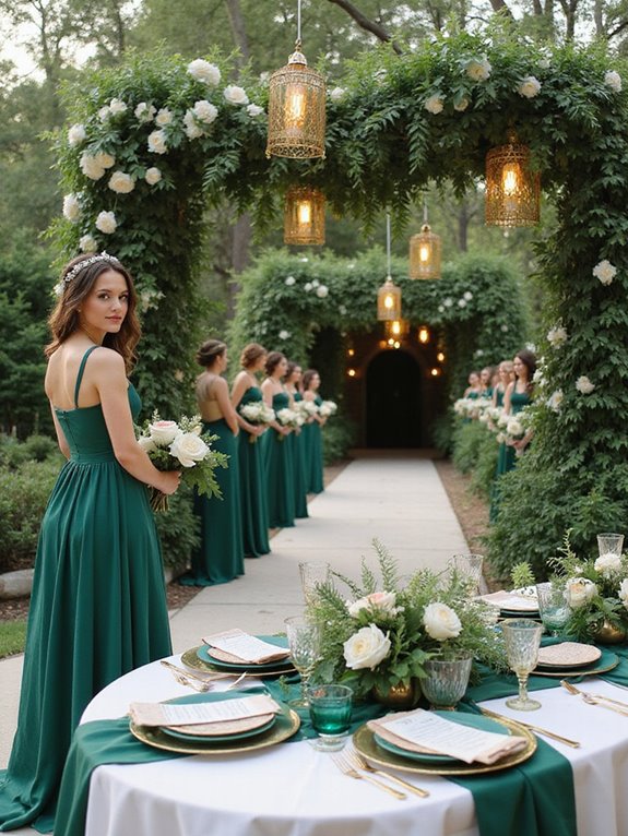 chic emerald green dresses