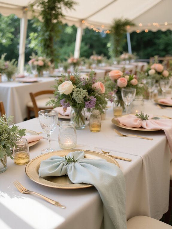 chic napkin folding elegance