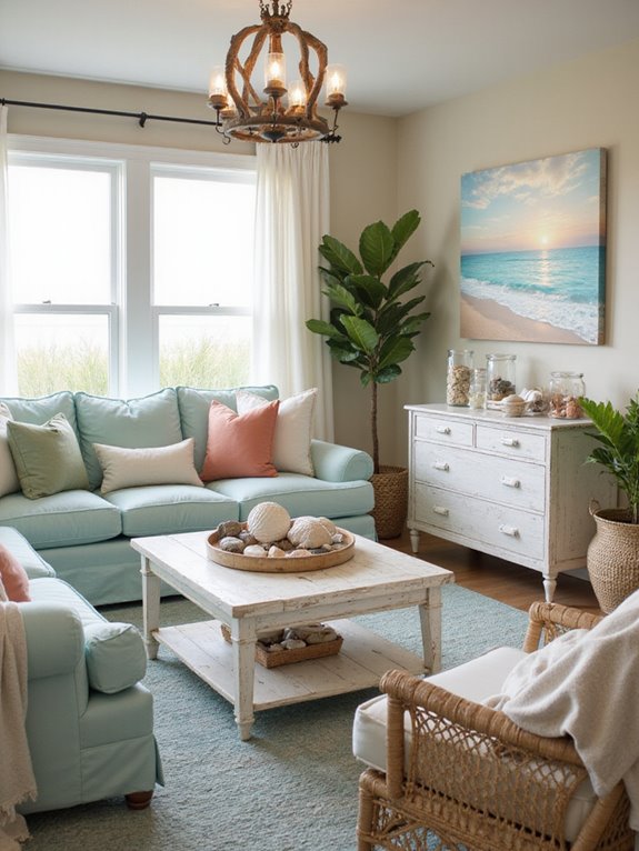 coastal summer decor elements