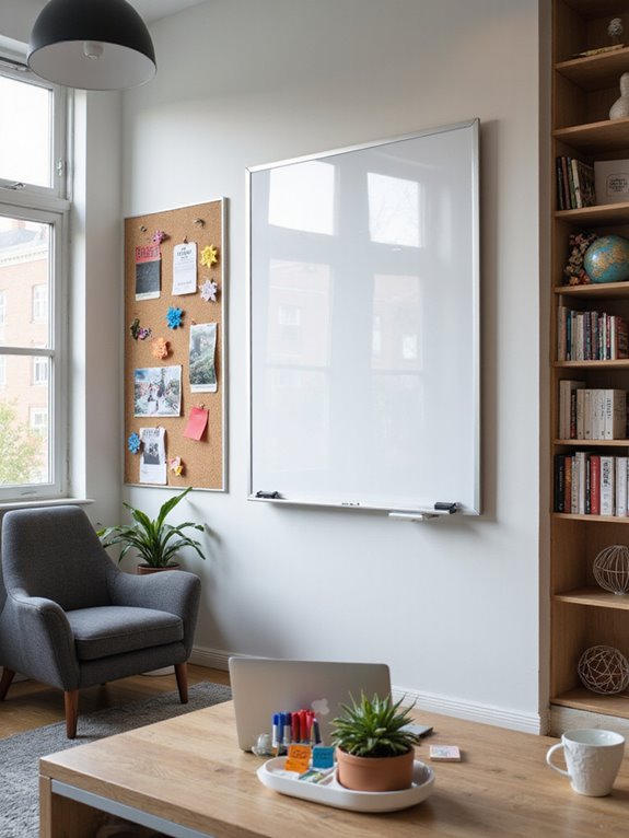 corkboard whiteboard creativity boost