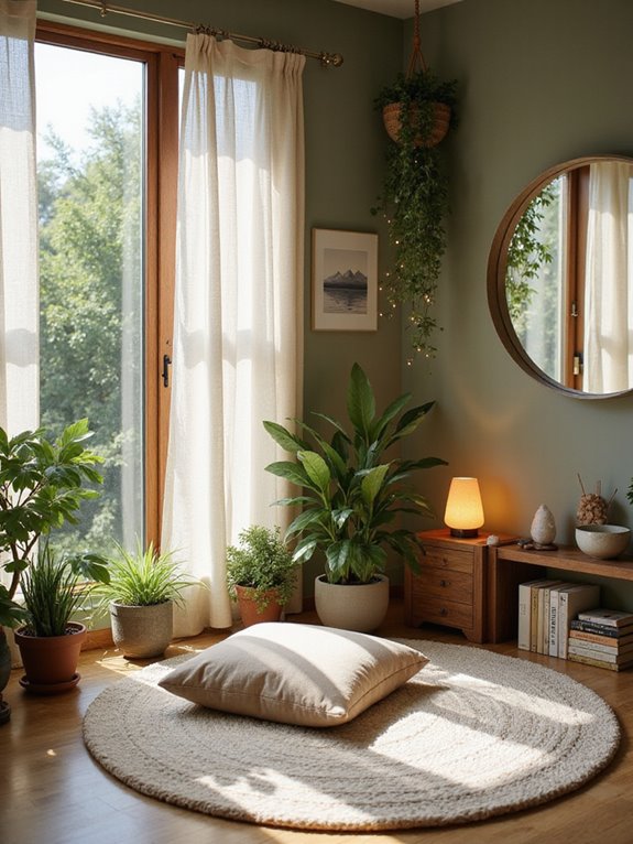 create dedicated meditation space