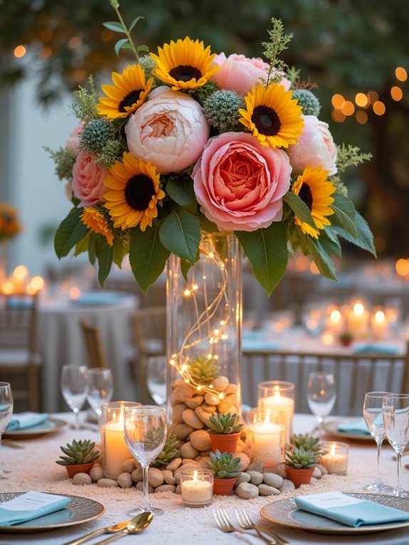 creative and charming centerpieces