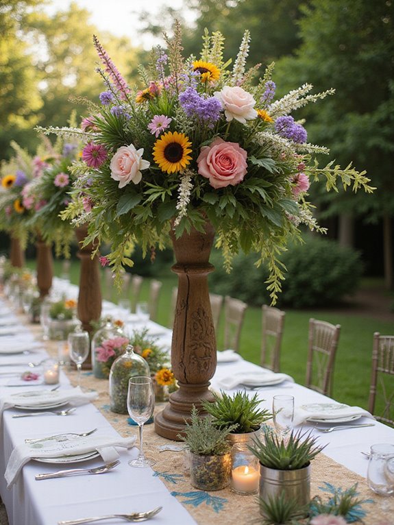 creative and engaging centerpieces