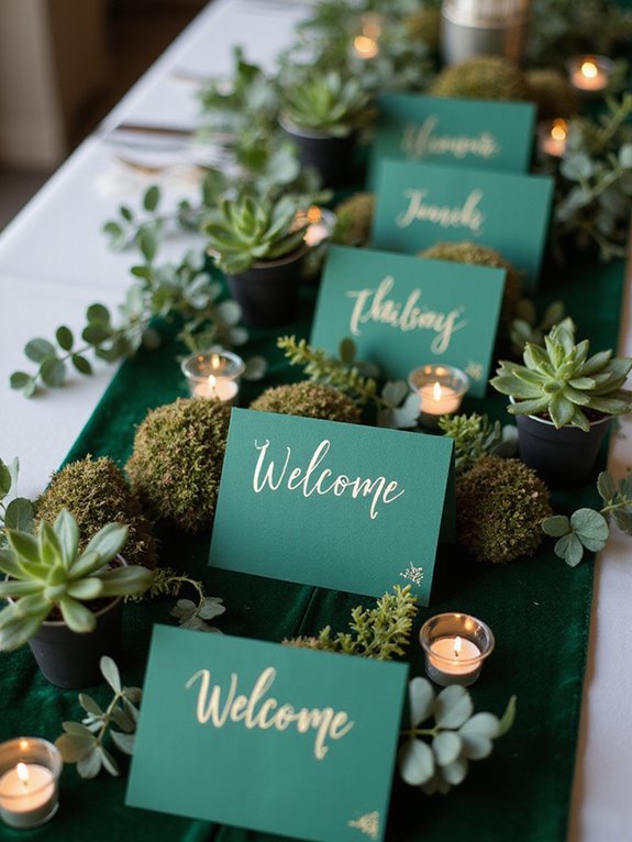 creative escort card ideas