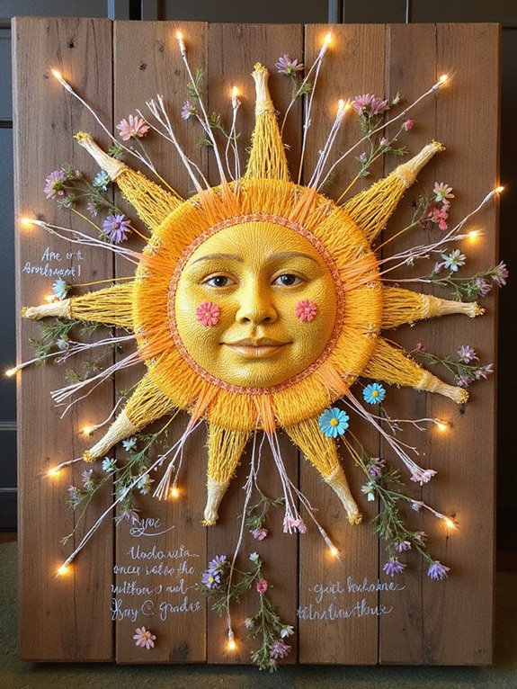 creative summer string art