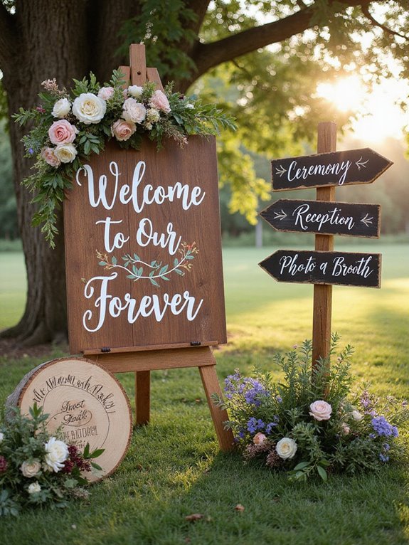custom wedding signage ideas
