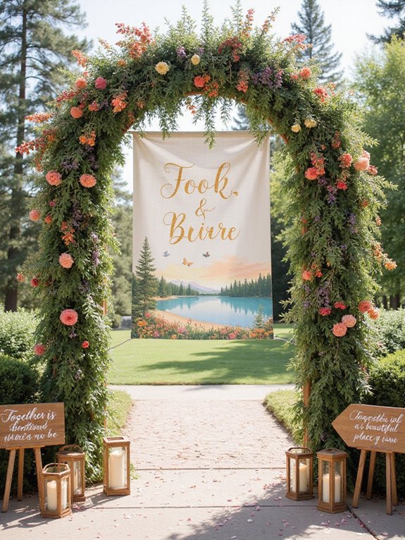customizable wedding backdrop ideas