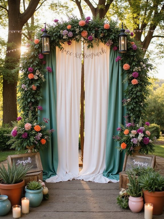 customizable wedding ceremony backdrops
