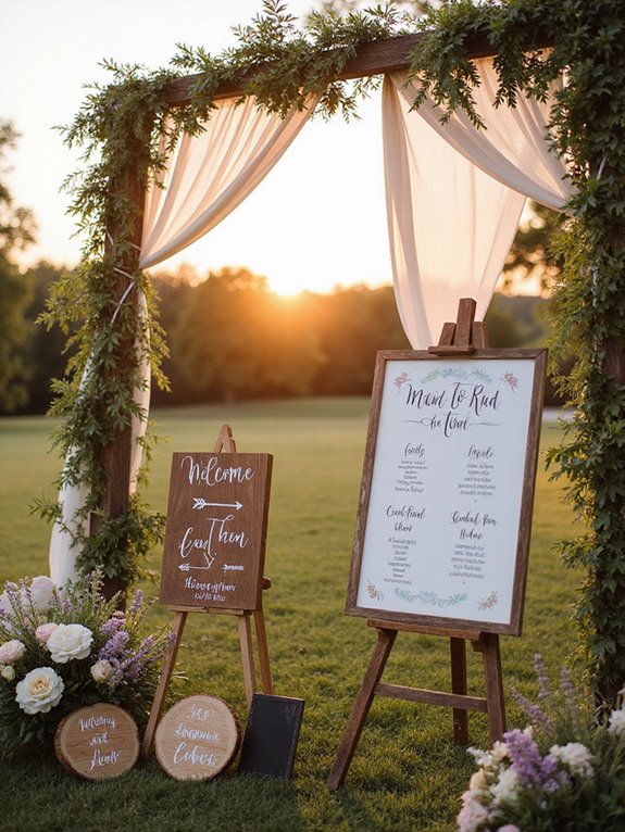 customized signage for weddings