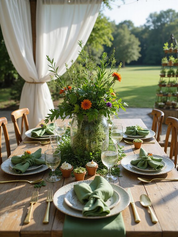 edible flowers and cocktails