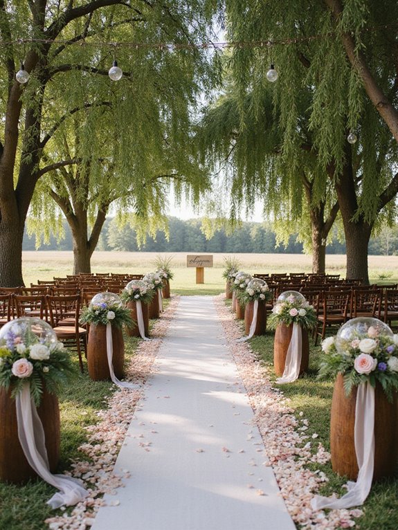 elegant aisle runner decorations