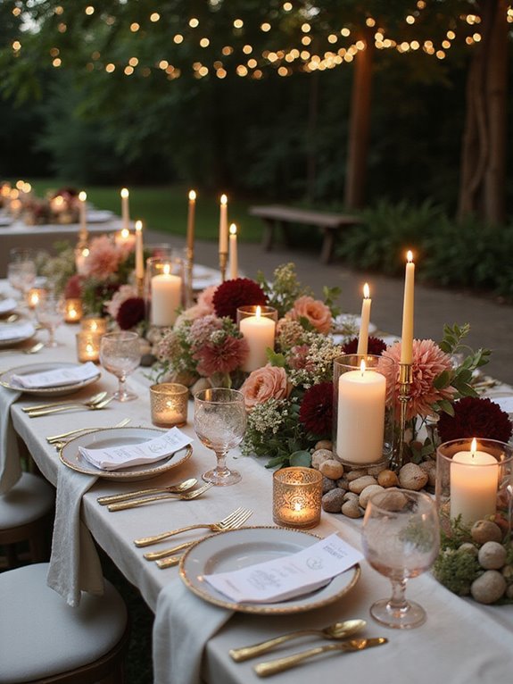 elegant candle display ideas