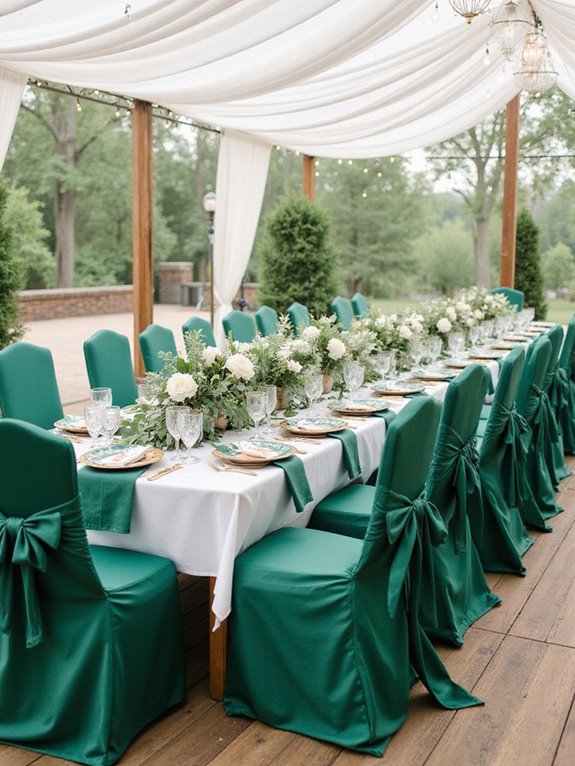 elegant chair covers enhance