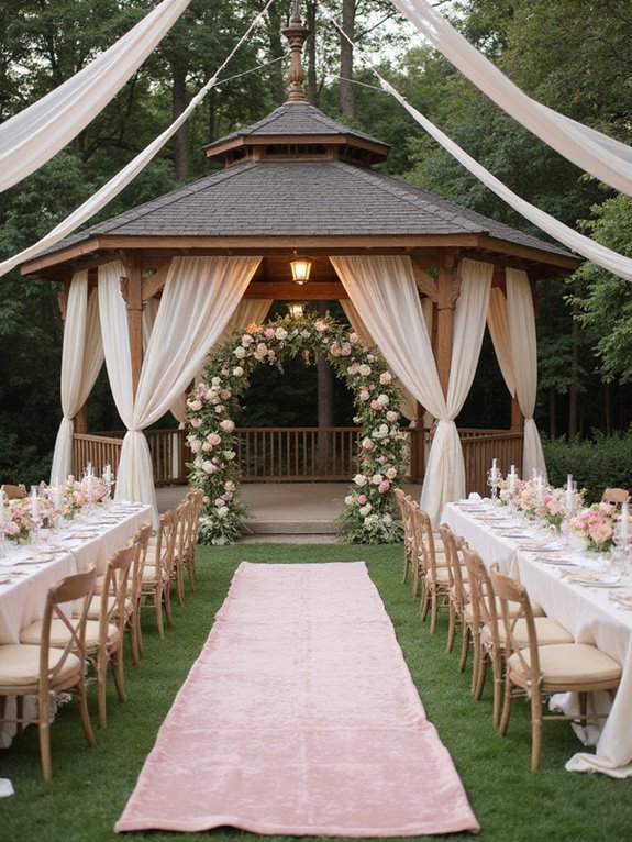 elegant drapery and textures