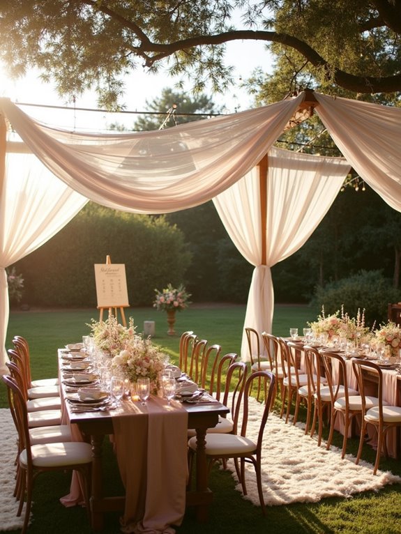 elegant drapery for weddings