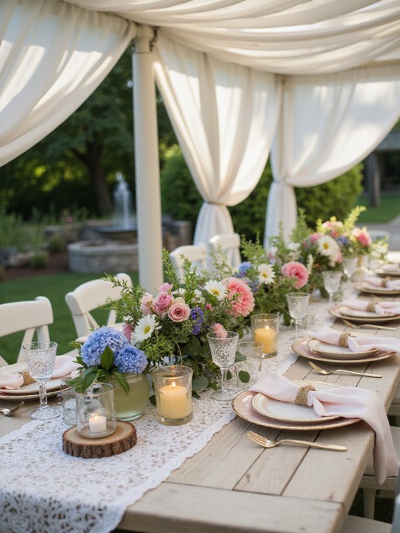 elegant wedding table decor