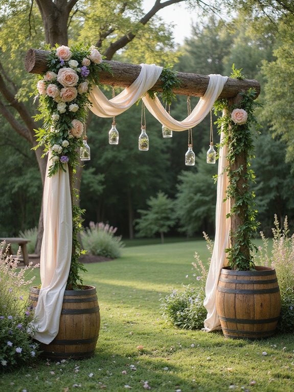 enchanted garden wedding arch
