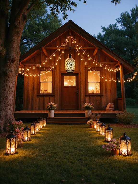 enchanted string lights ambiance