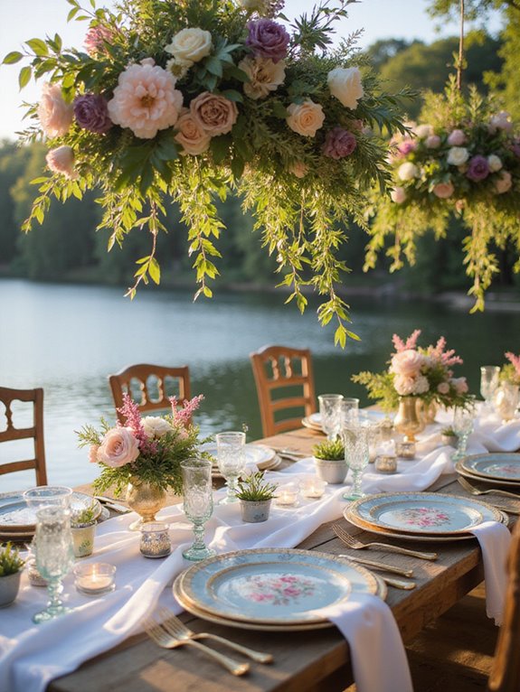 enchanting aquatic floral decor