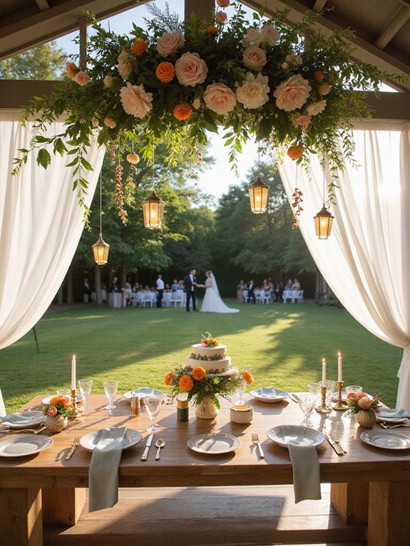 enchanting floating flower decor