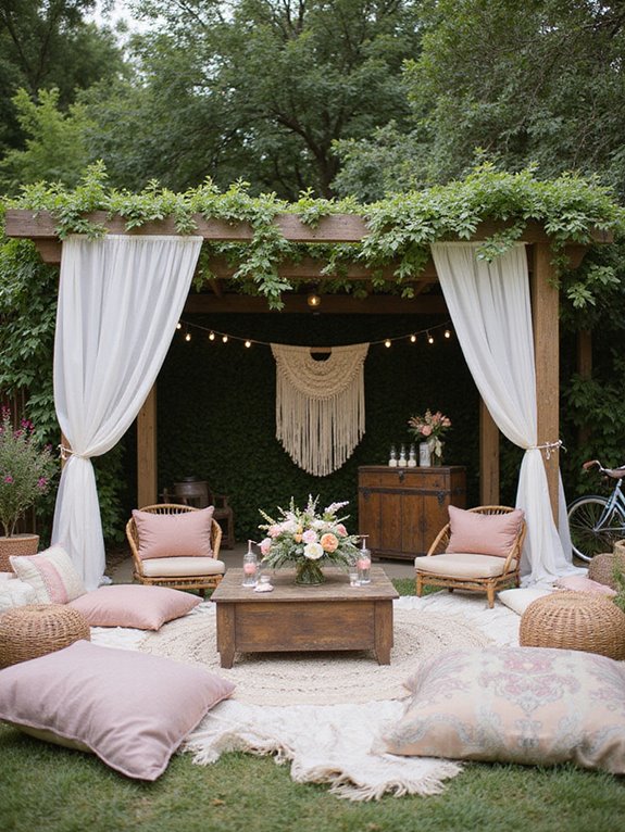 enchanting outdoor lounge spaces
