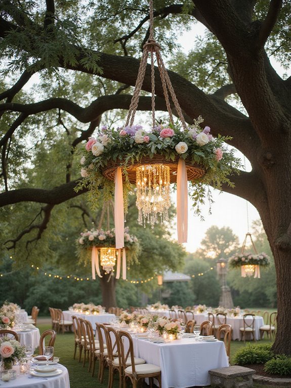 floral chandeliers for weddings