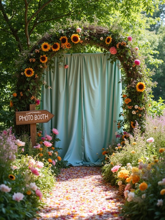 fun photo booth setup