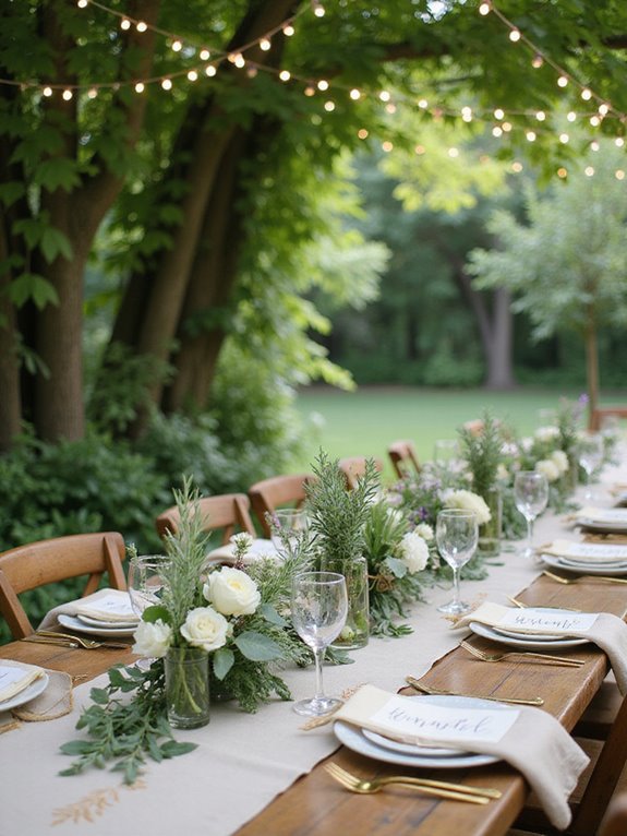 herb holders as favors