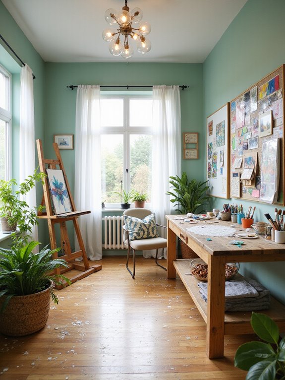 inspiring painting studio essentials